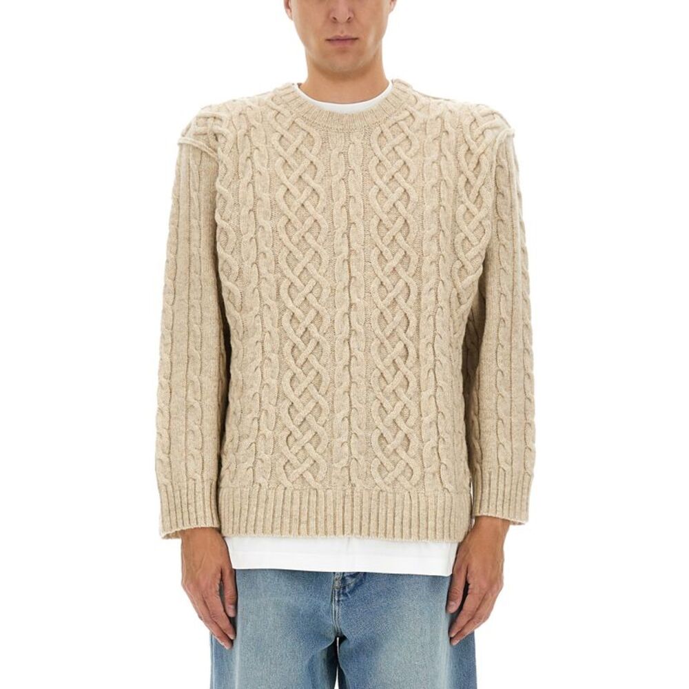 Moschino Men Pullover With T-Shirt